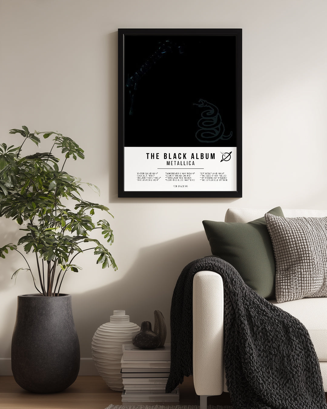 The Black Album - Metallica Poster Tablosu