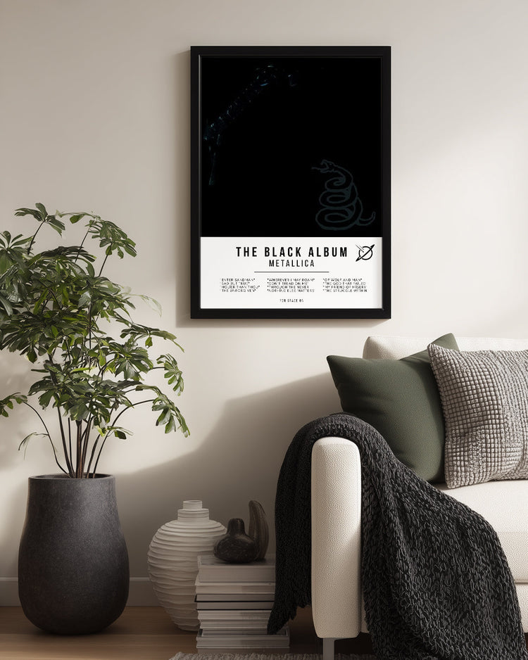The Black Album - Metallica Poster Tablosu