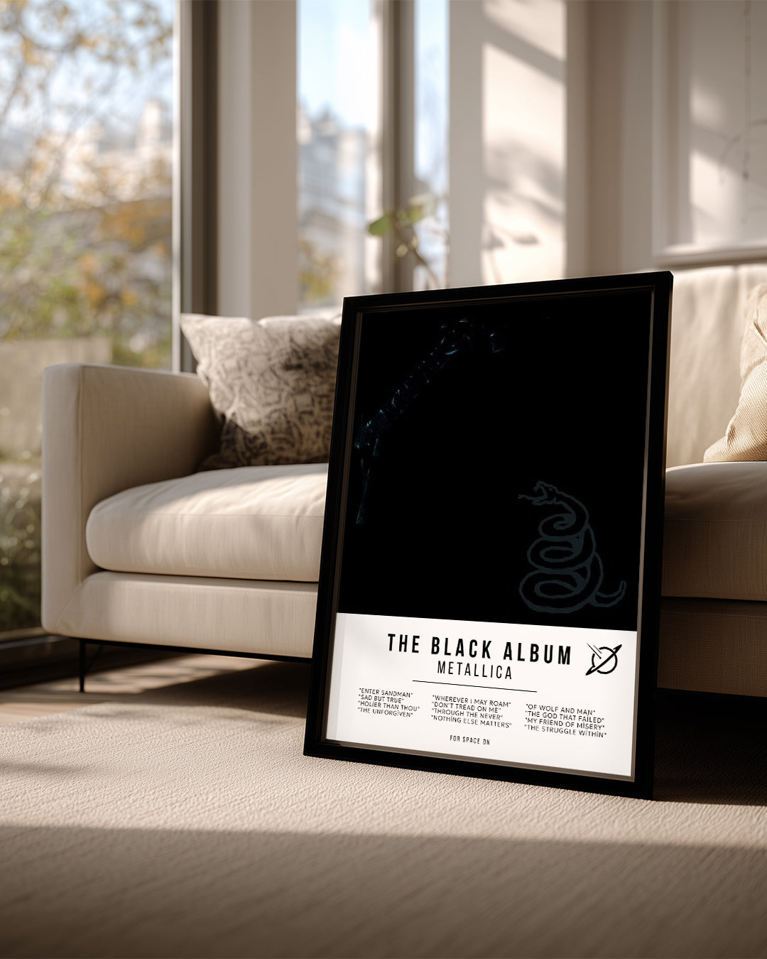 The Black Album - Metallica Poster Tablosu