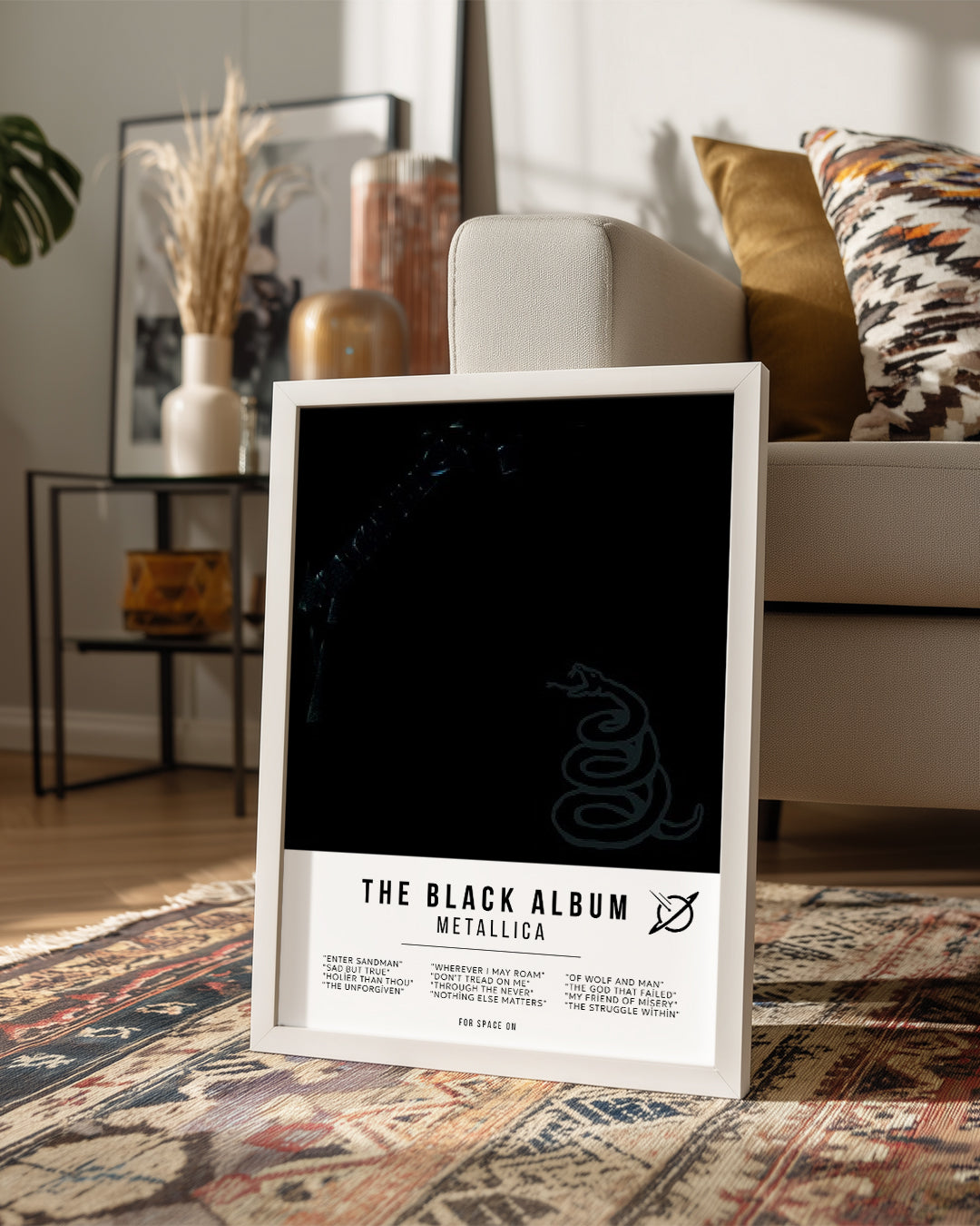 The Black Album - Metallica Poster Tablosu