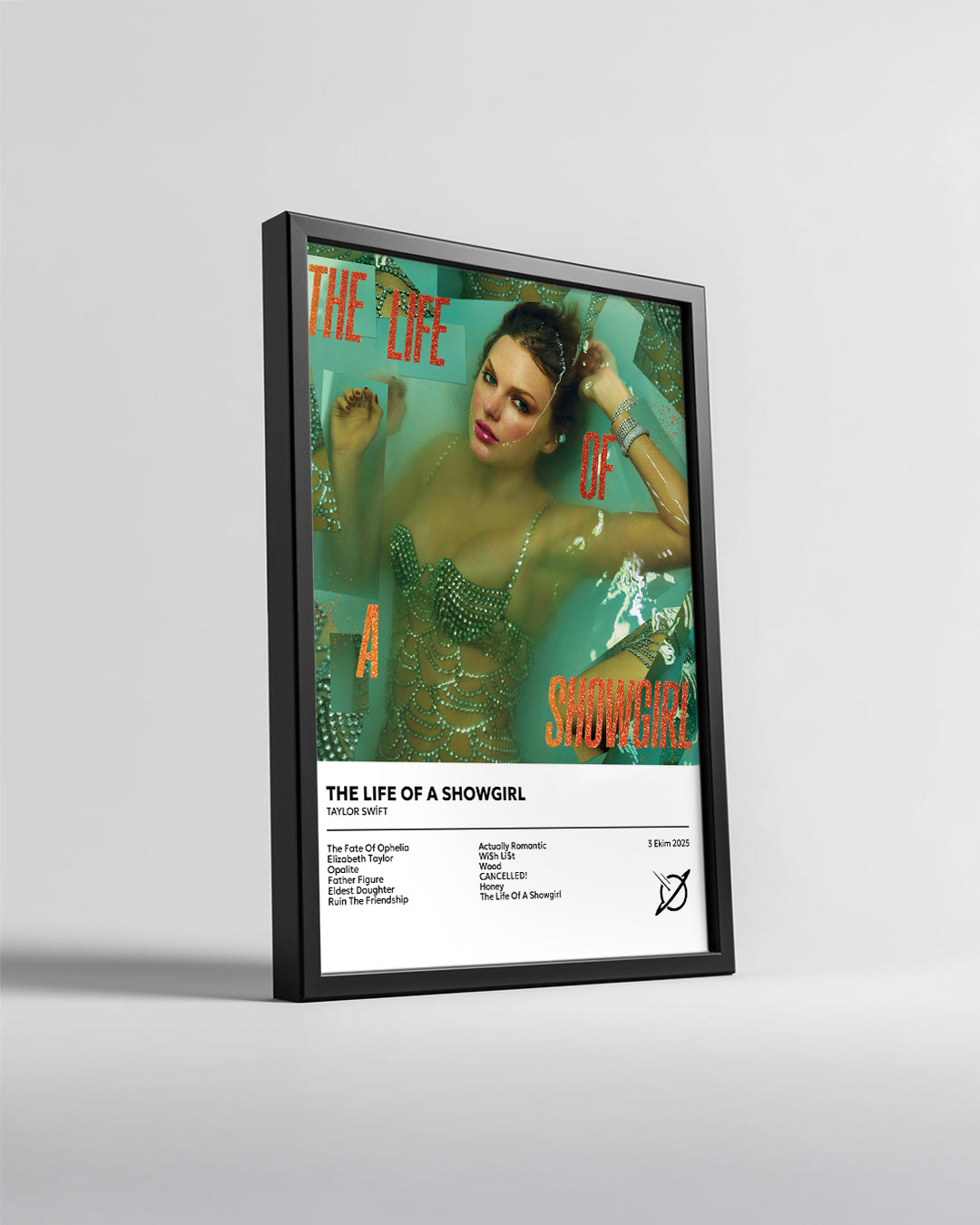 The Life Of A Showgirl - Taylor Swift Poster Tablosu