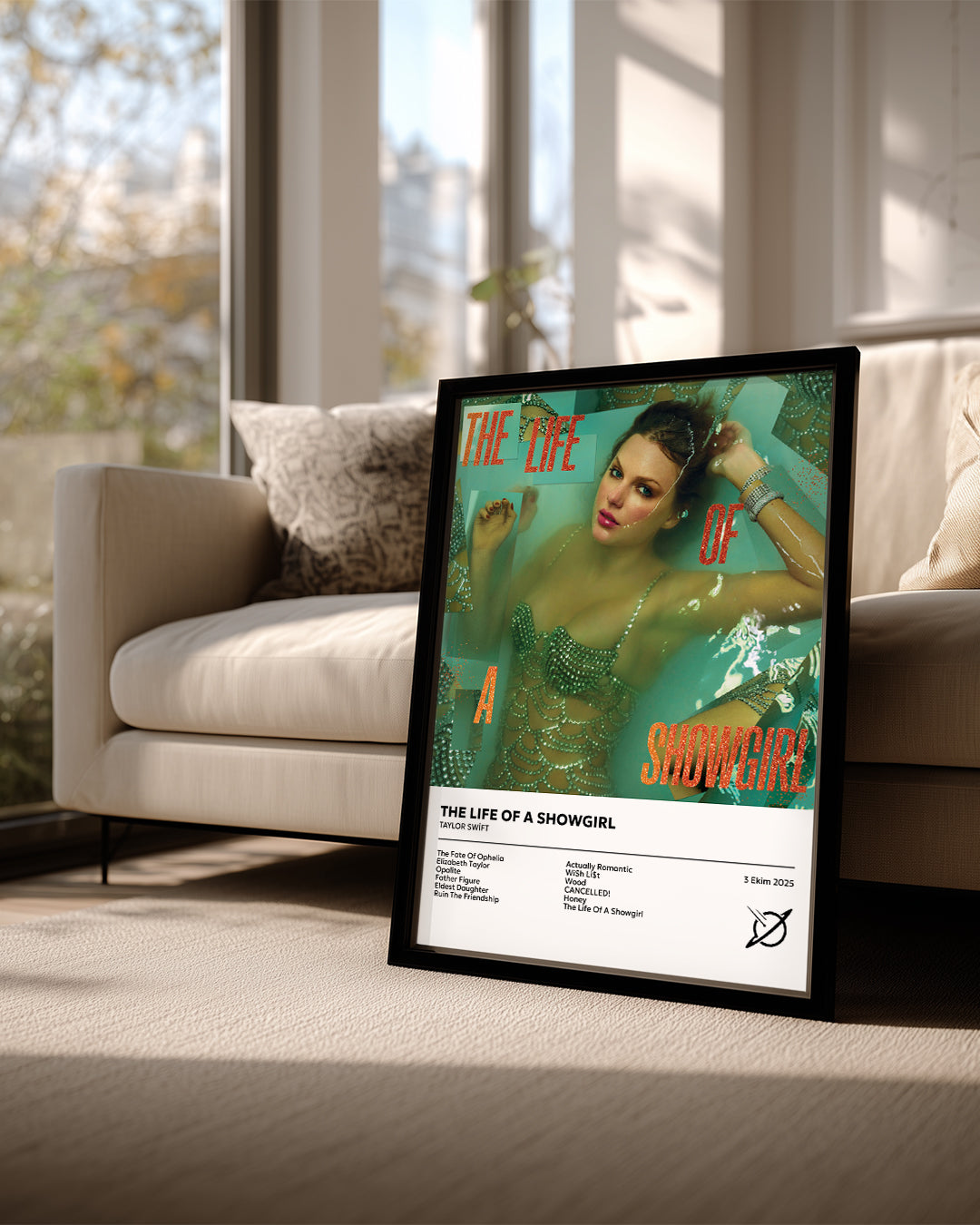 The Life Of A Showgirl - Taylor Swift Poster Tablosu