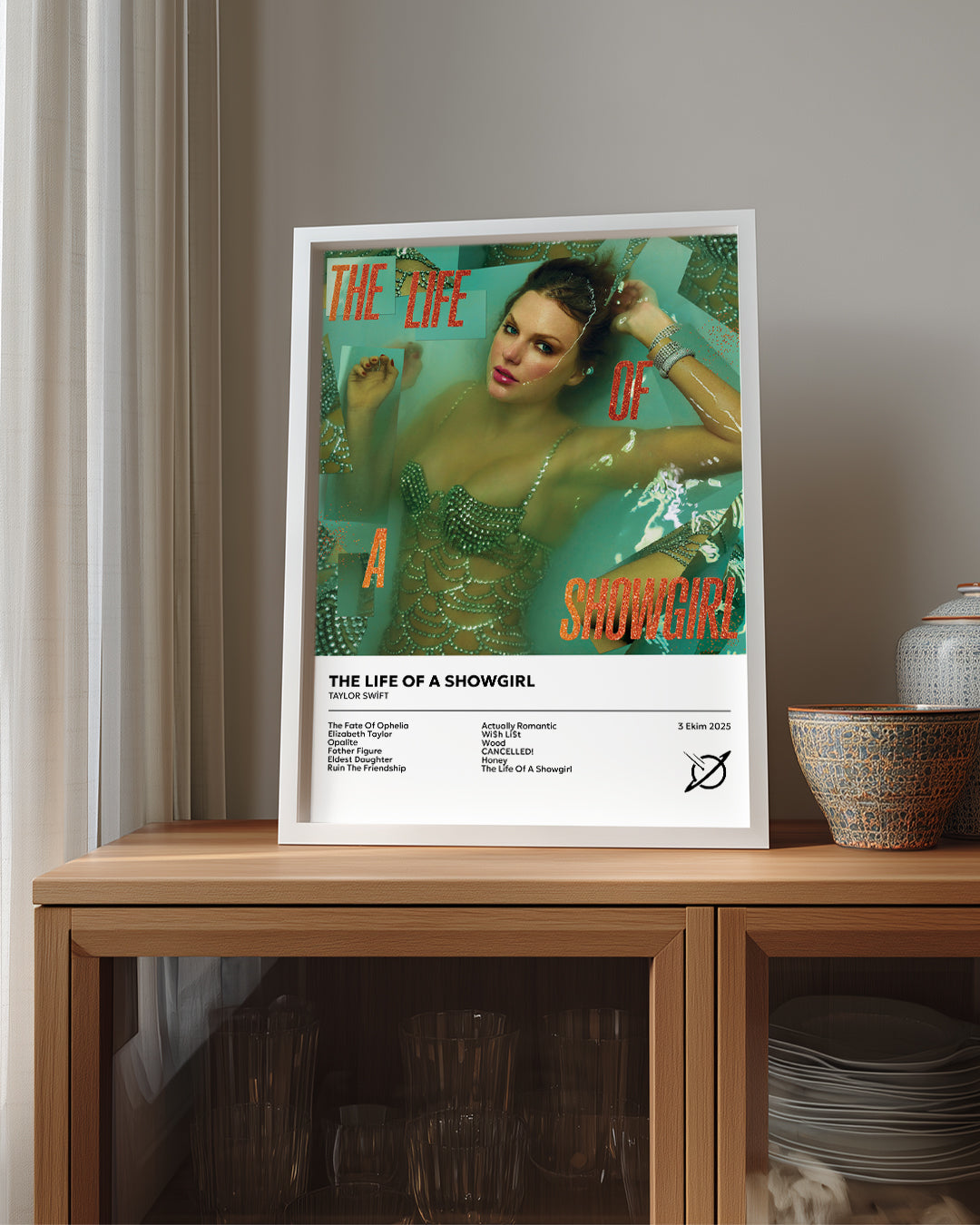 The Life Of A Showgirl - Taylor Swift Poster Tablosu