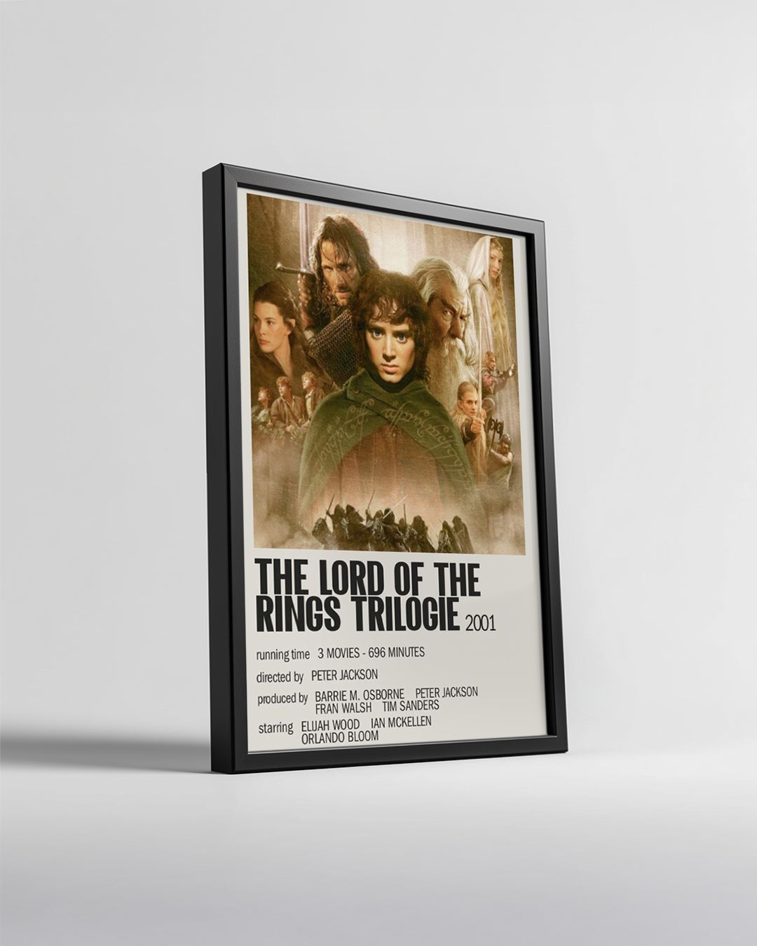 The Lord Of The Rings Trilogie Poster Tablosu