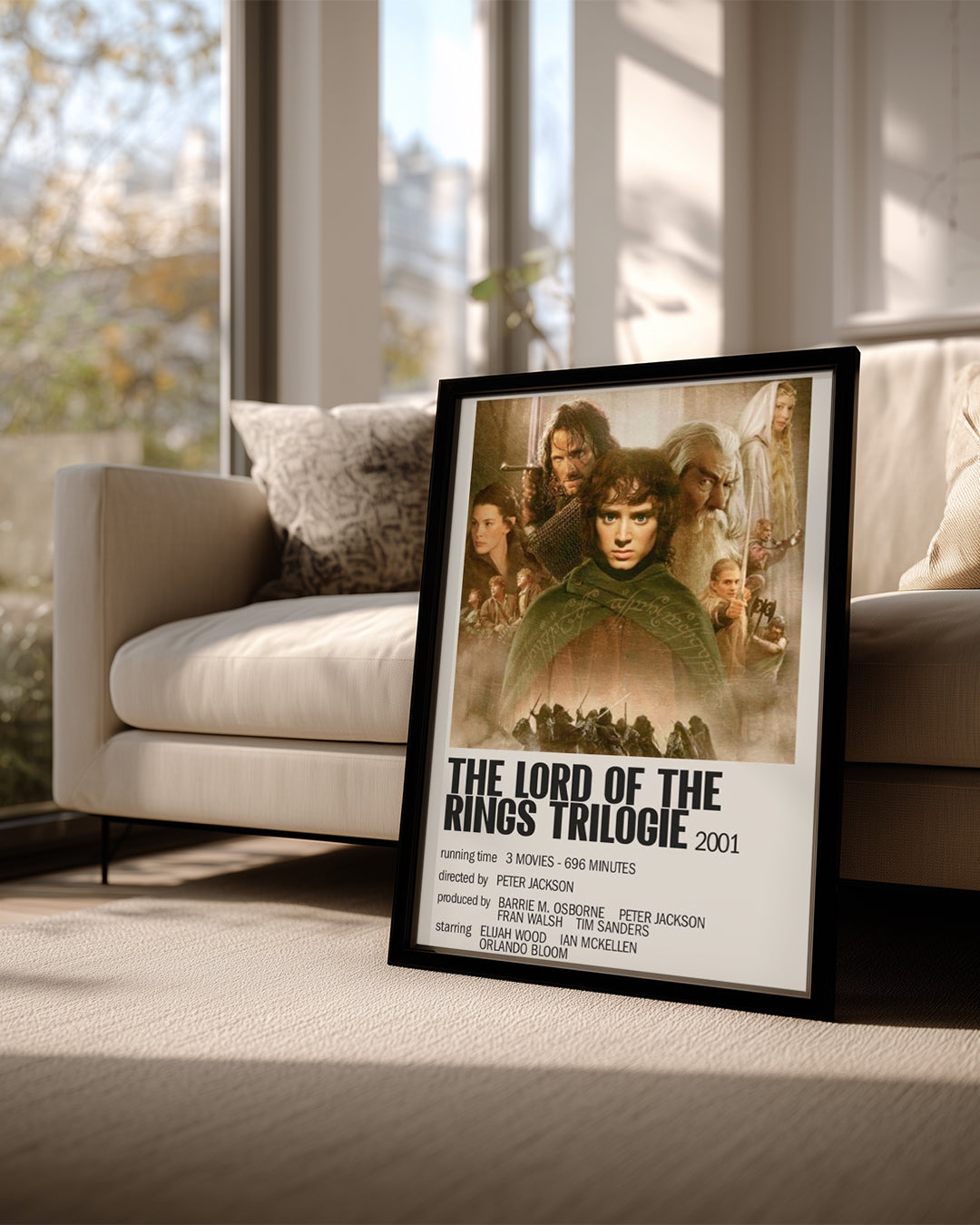 The Lord Of The Rings Trilogie Poster Tablosu