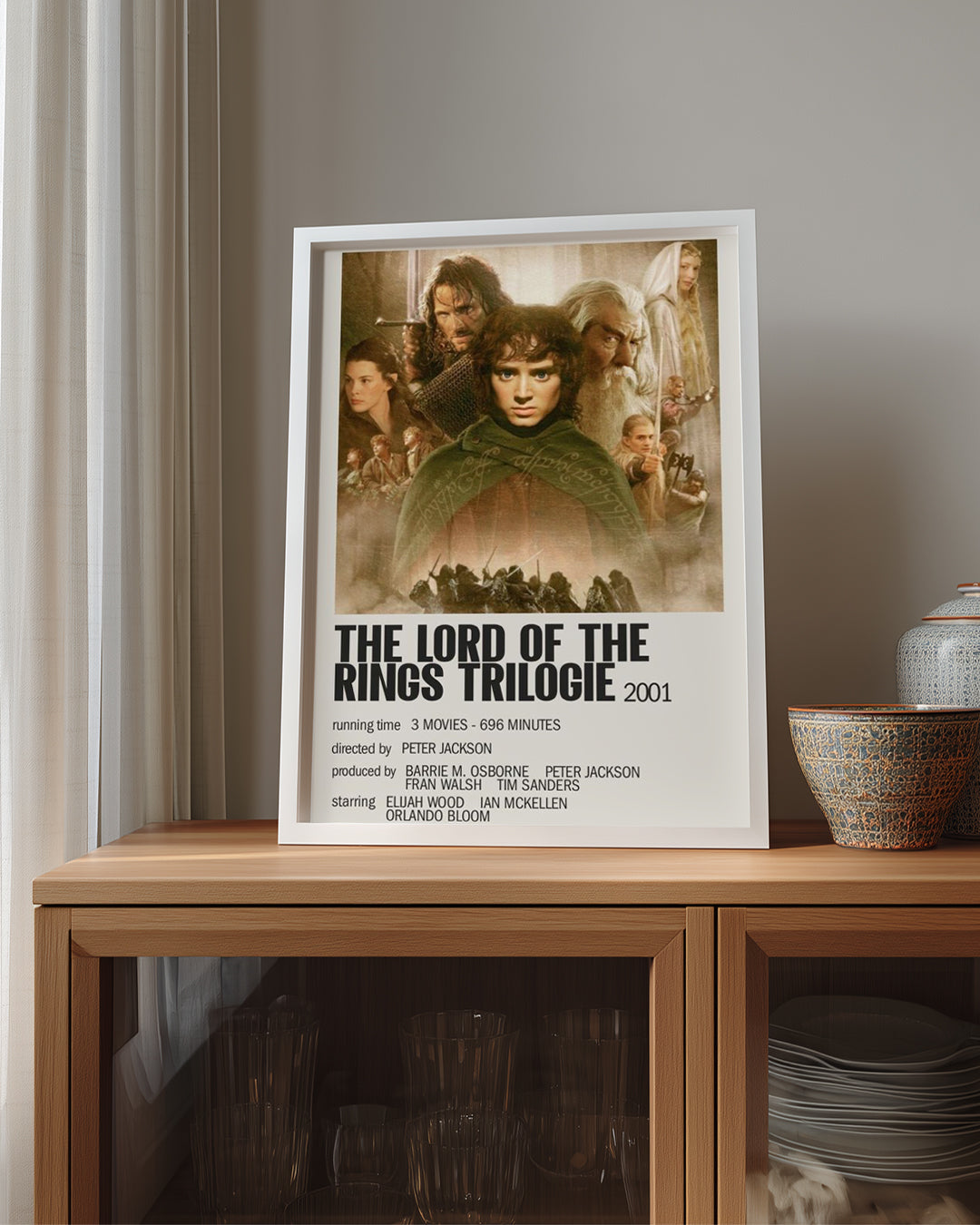 The Lord Of The Rings Trilogie Poster Tablosu