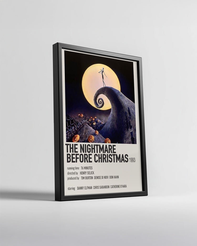 The Nightmare Before Christmas Poster Tablosu