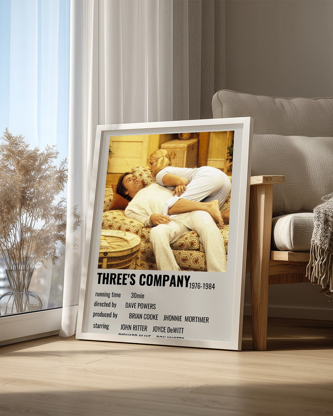 Threes Company Poster Tablosu