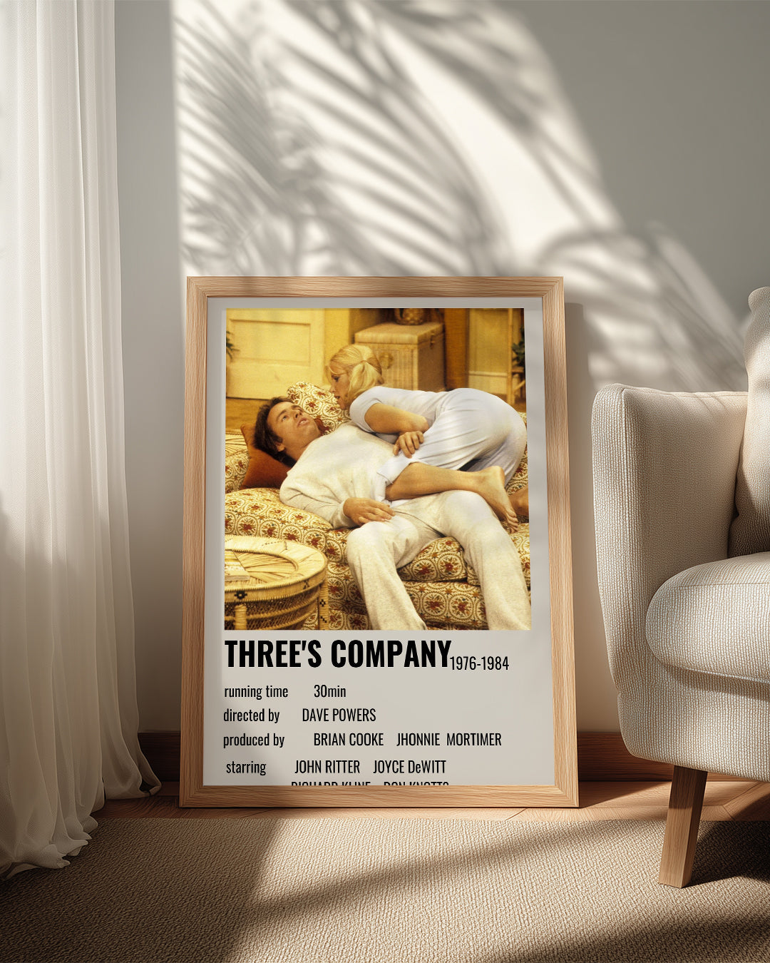 Threes Company Poster Tablosu