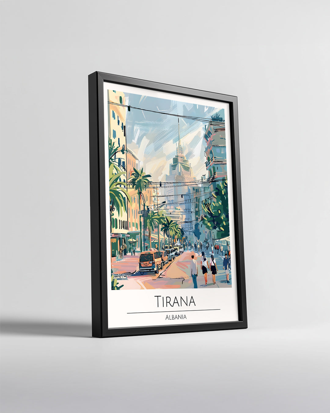 Tiran Arnavutluk Poster Tablosu