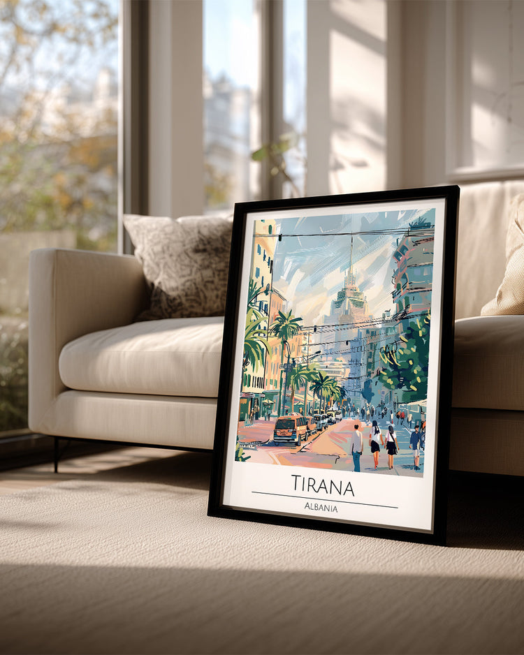 Tiran Arnavutluk Poster Tablosu