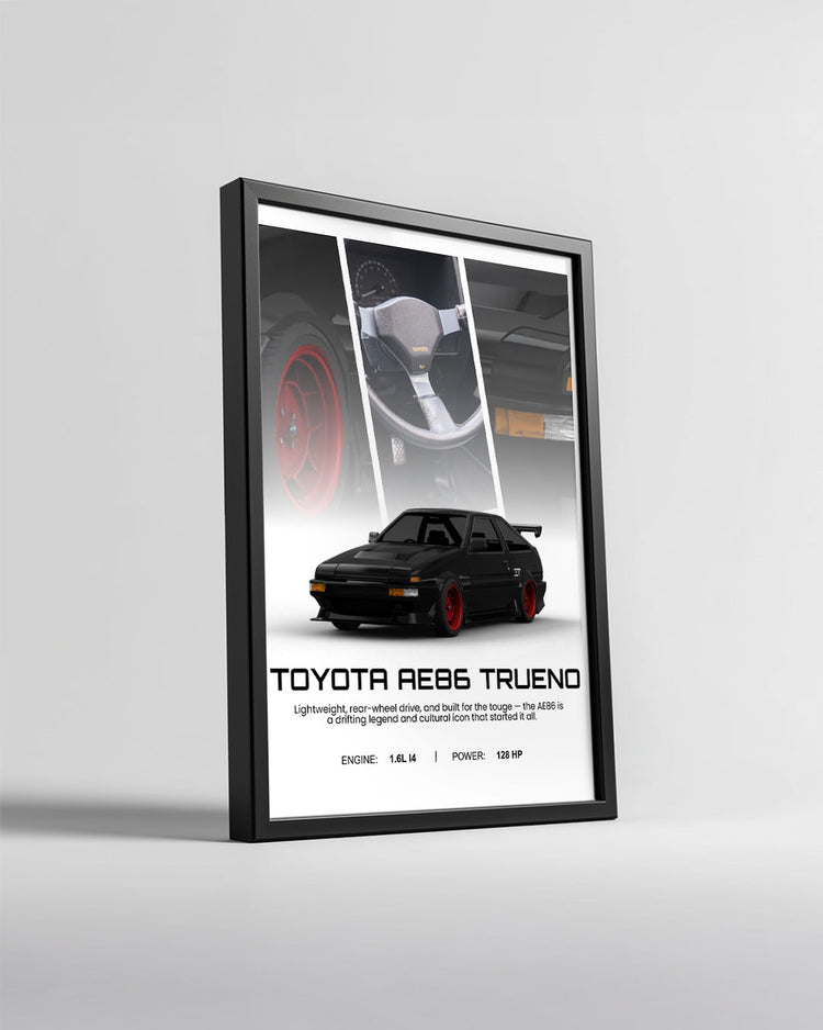 Toyota AE86 Poster Tablosu