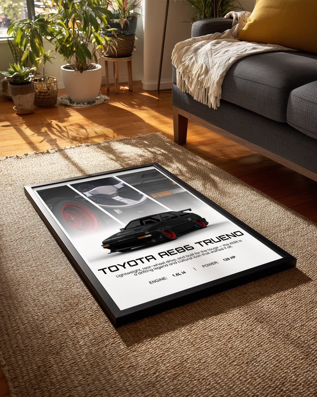 Toyota AE86 Poster Tablosu