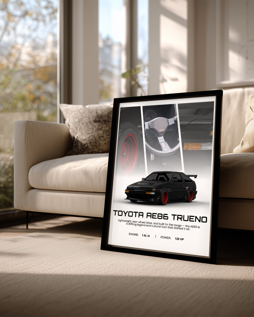 Toyota AE86 Poster Tablosu