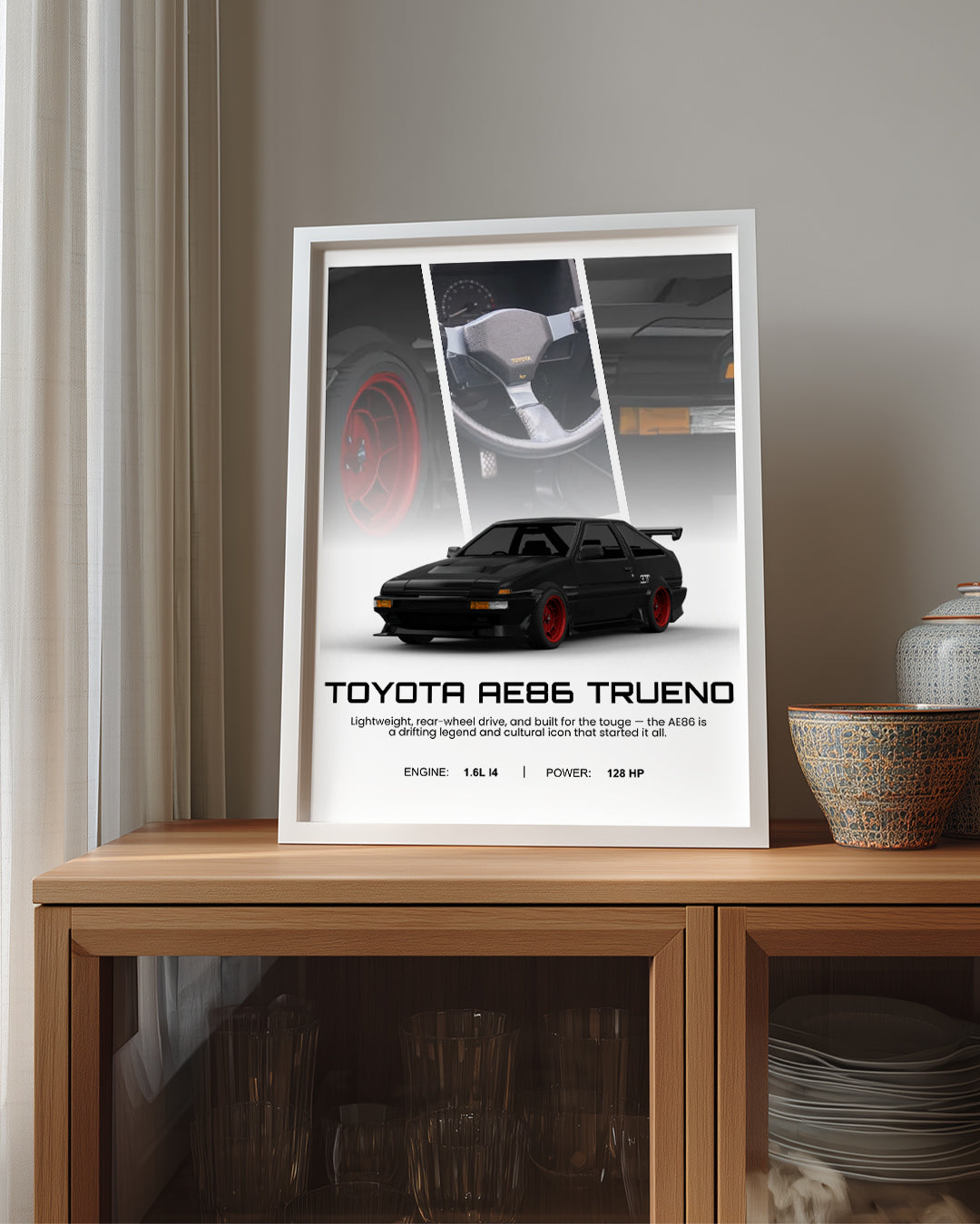 Toyota AE86 Poster Tablosu