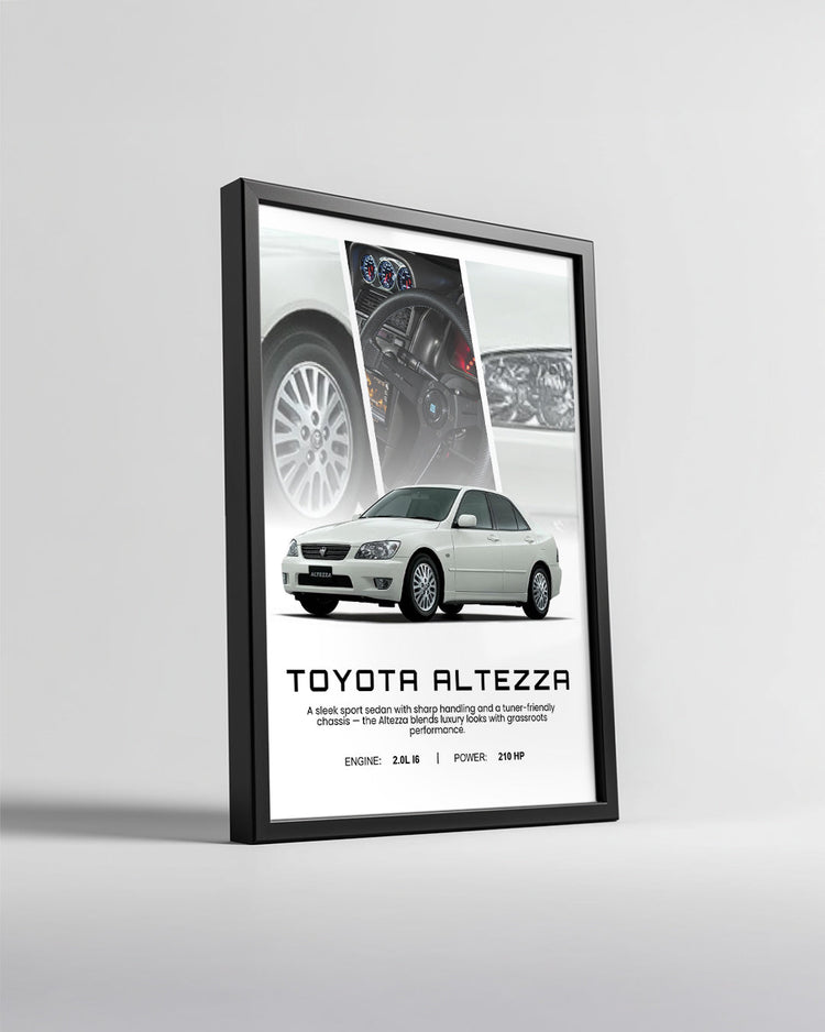 Toyota Altezza Poster Tablosu