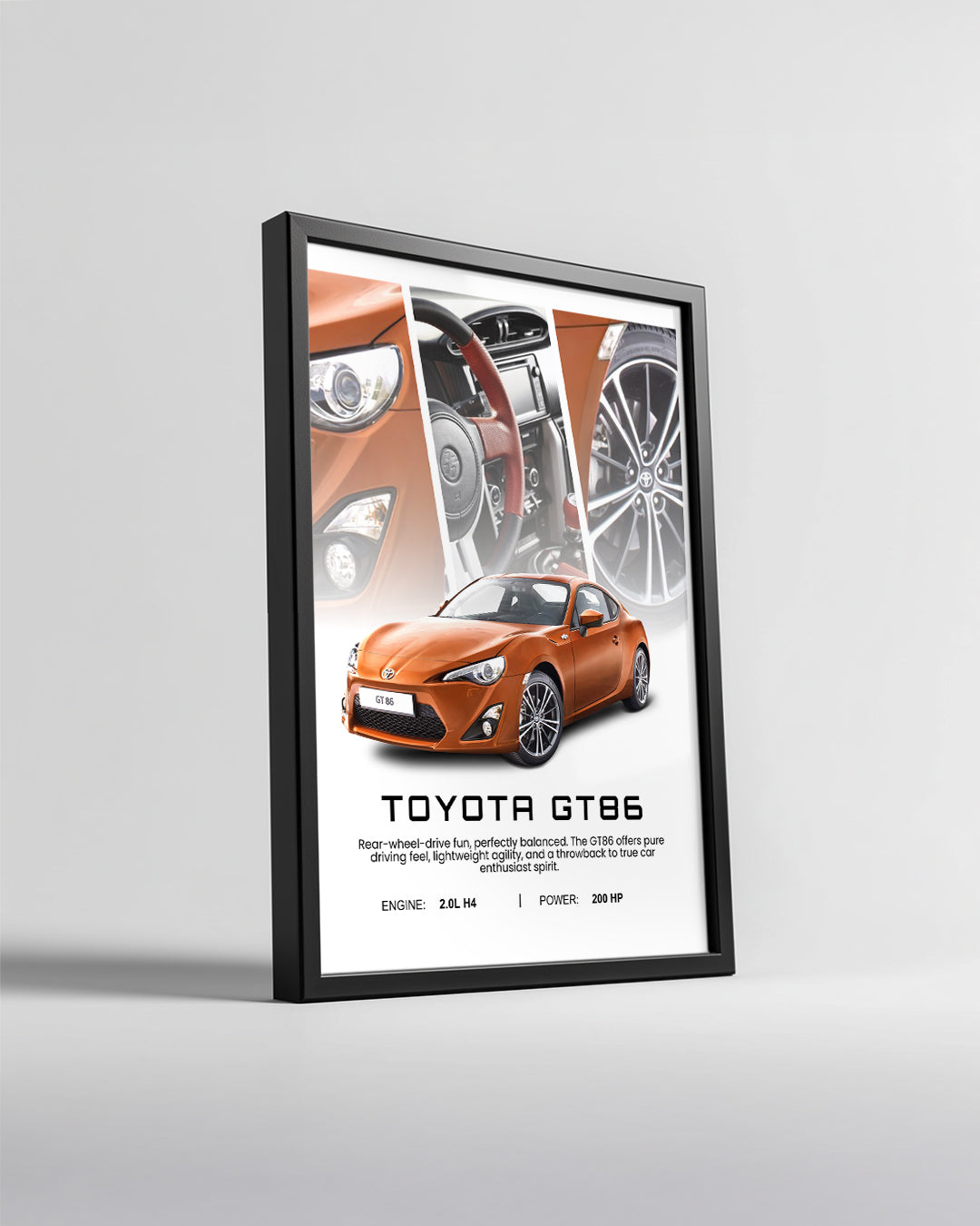 Toyota GT86 Poster Tablosu