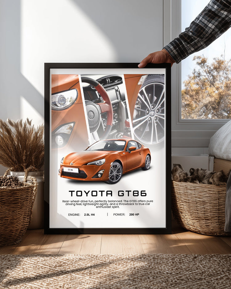 Toyota GT86 Poster Tablosu