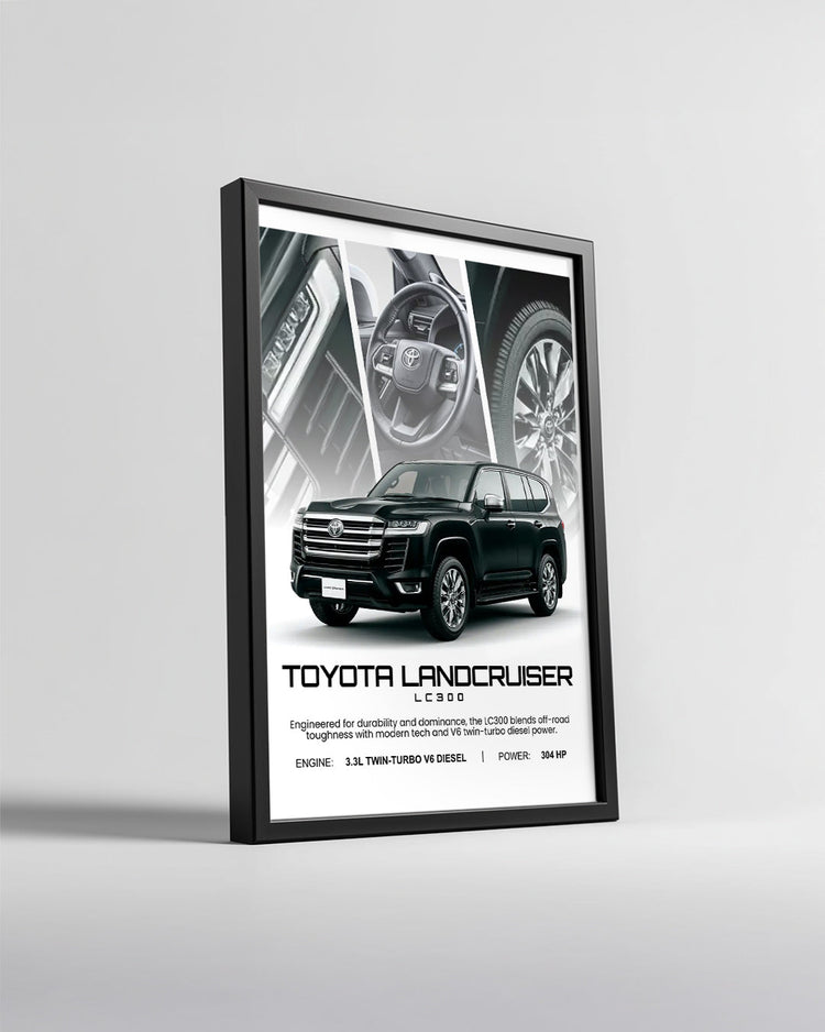 Toyota Land Cruiser Poster Tablosu