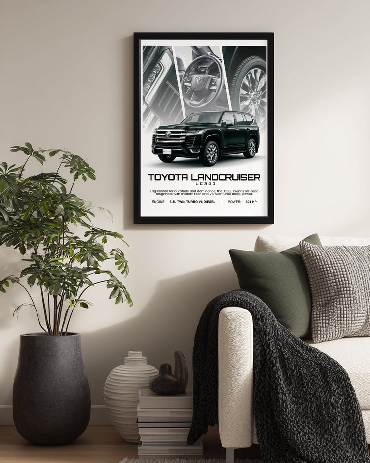 Toyota Land Cruiser Poster Tablosu