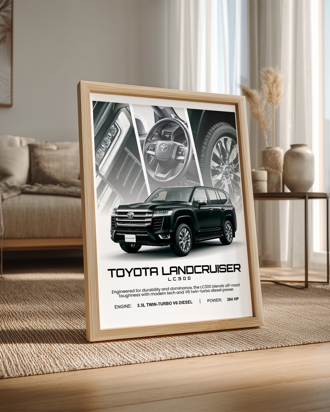 Toyota Land Cruiser Poster Tablosu