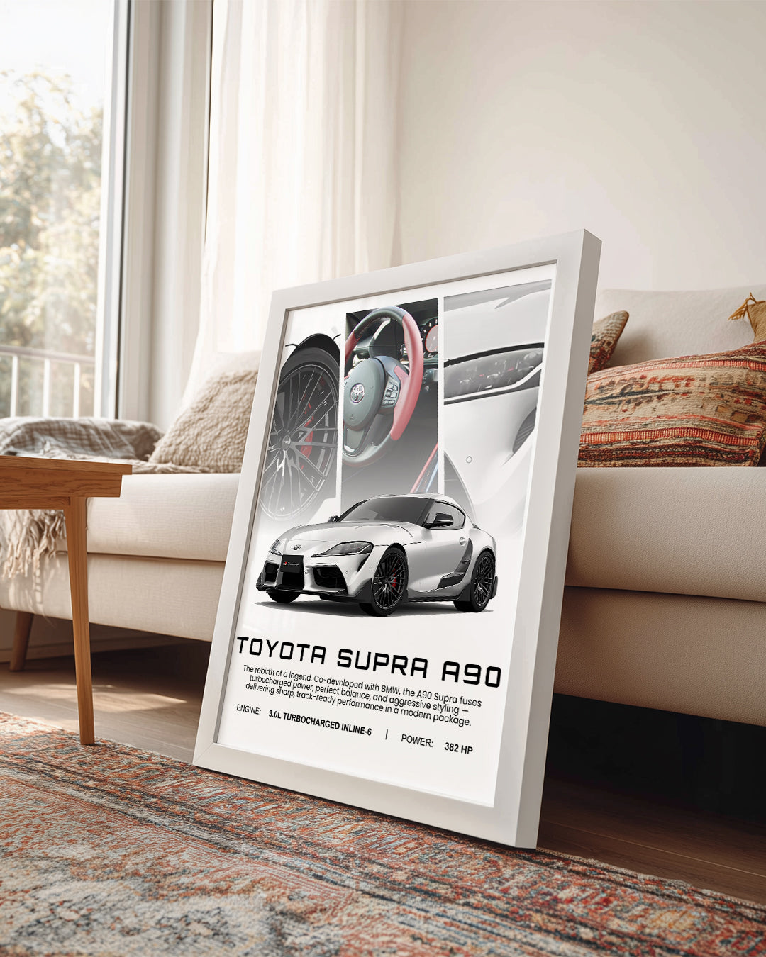 Toyota Supra A90 Poster Tablosu