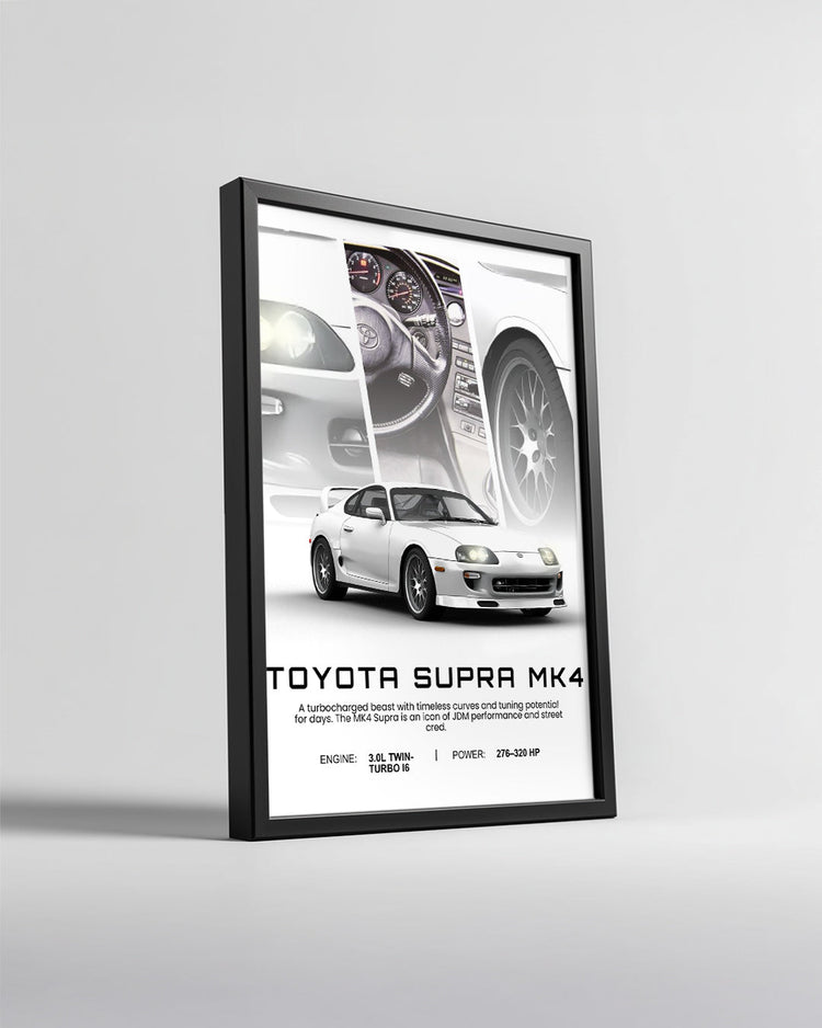 Toyota Supra MK4 Poster Tablosu