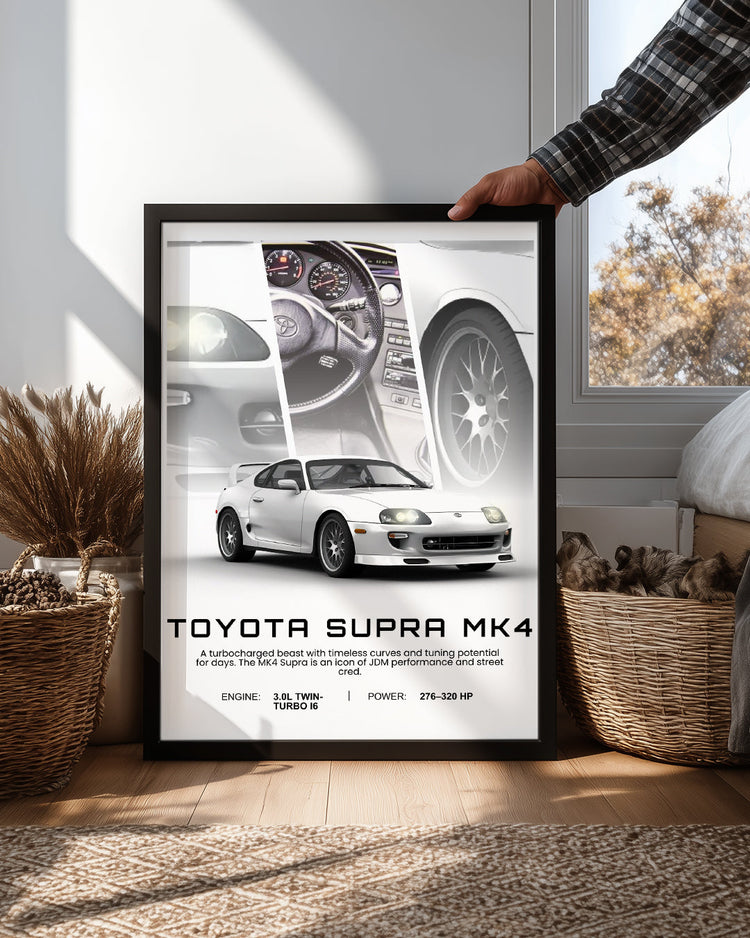 Toyota Supra MK4 Poster Tablosu