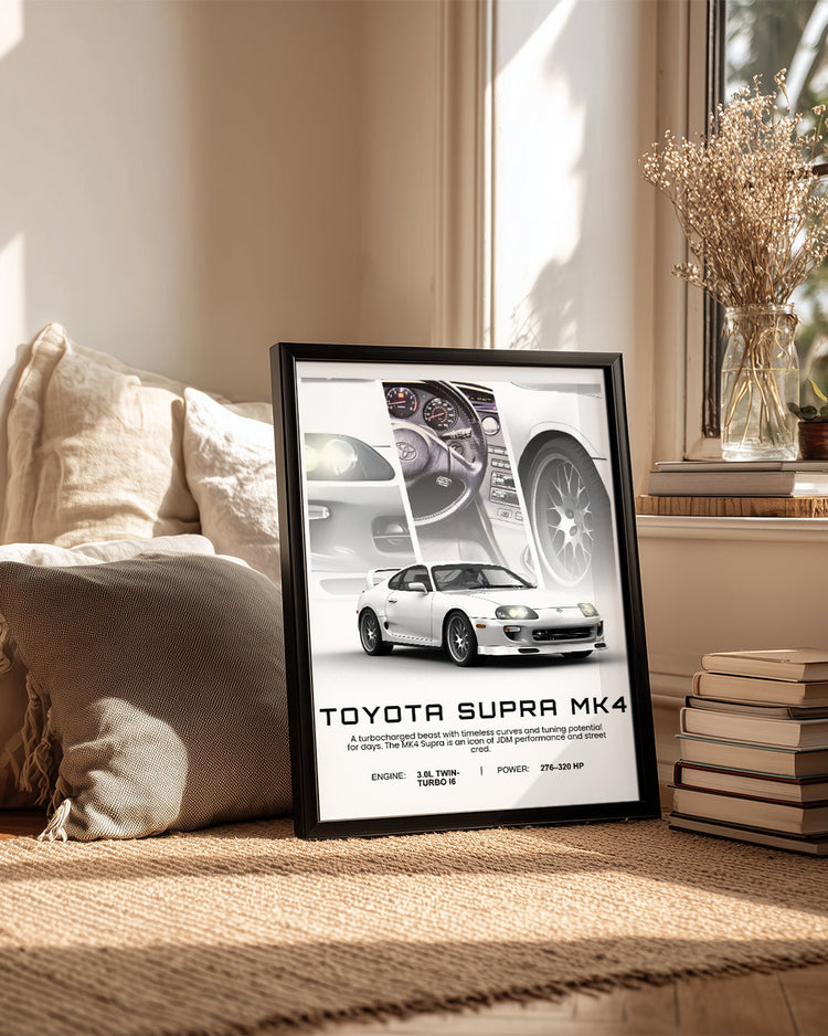 Toyota Supra MK4 Poster Tablosu