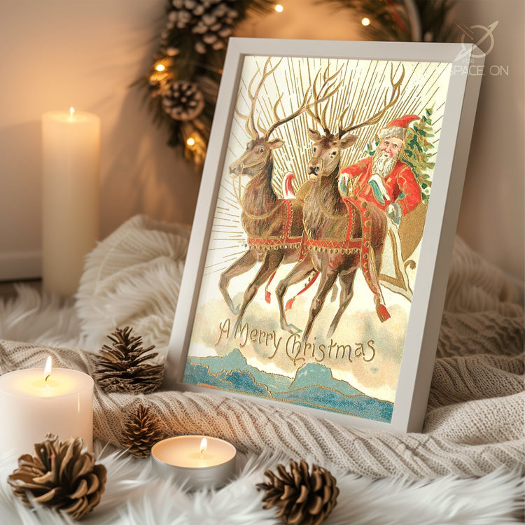 Traditional Christmas Tree Poster Tablosu