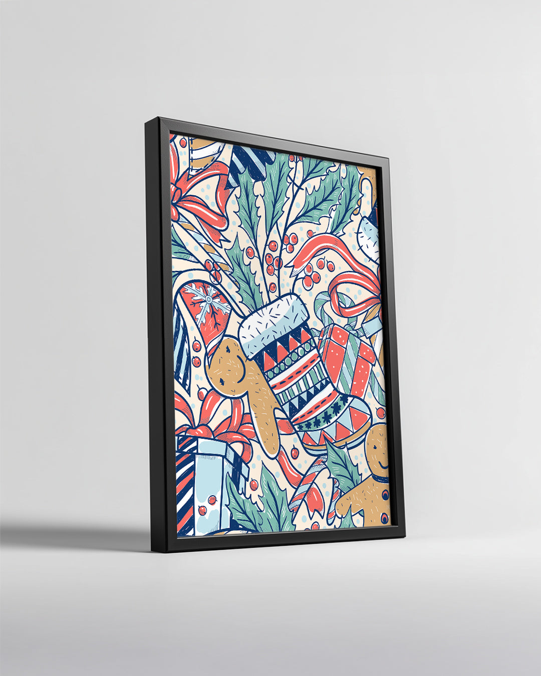 Traditional Father Christmas Poster Tablosu