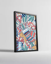 Traditional Father Christmas Poster Tablosu