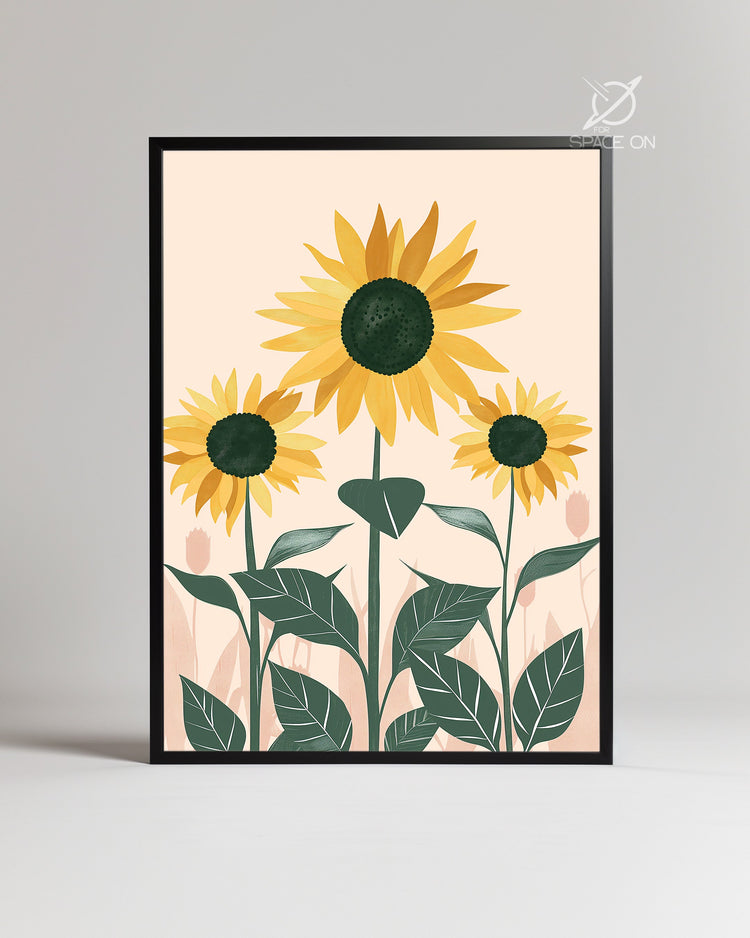 Trio Pastel Poster Tablosu