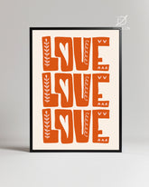 Triple Love Poster Tablosu