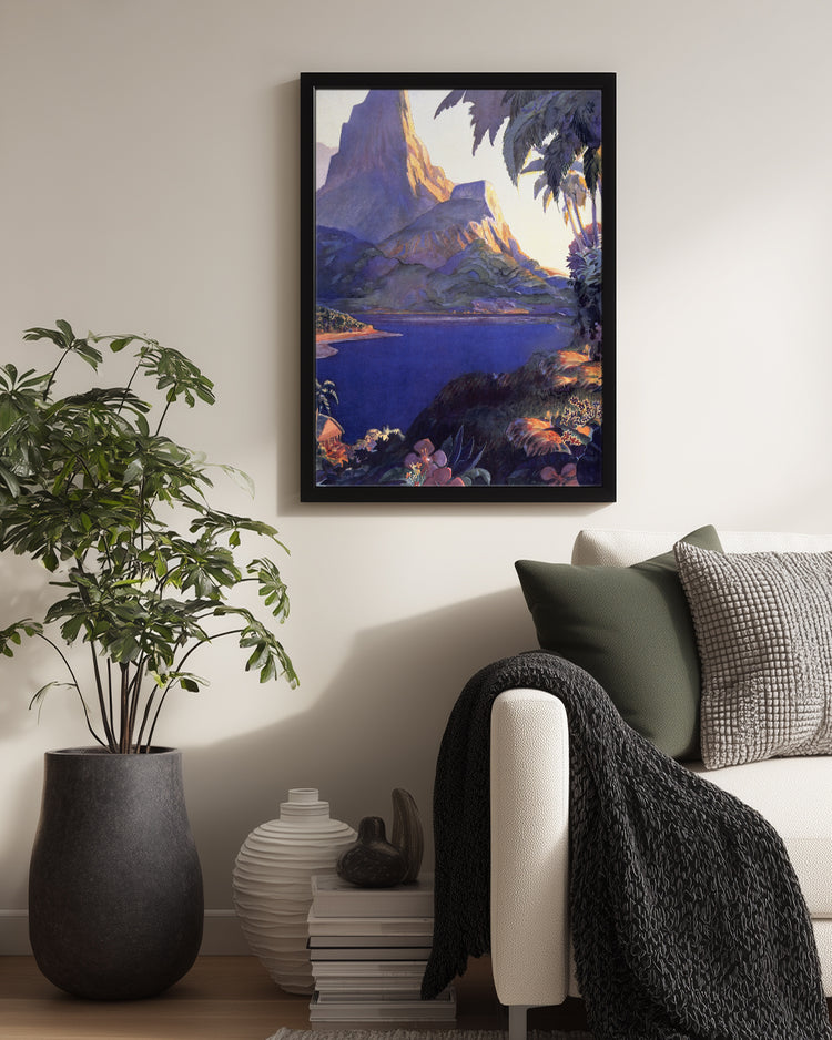 Tropical Glow Poster Tablosu