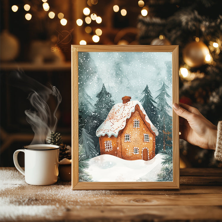 Tundra Winter View Poster Tablosu