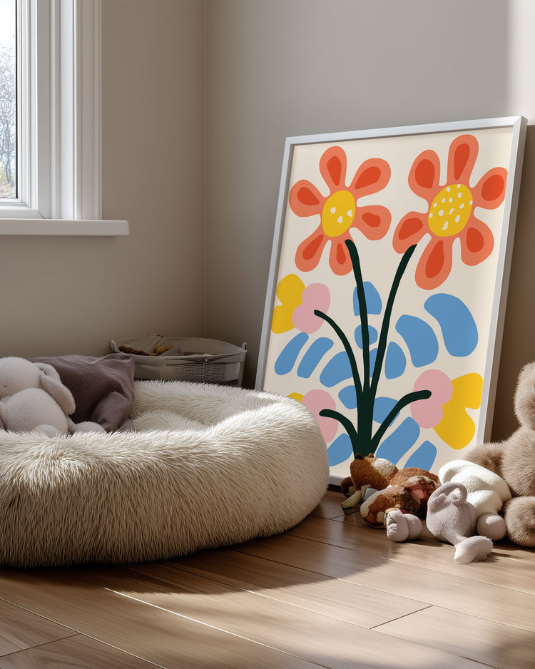 Twin Blossom Poster Tablosu