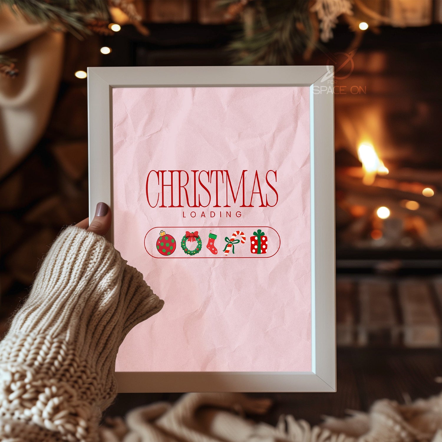 Twinkling Night Lights Poster Tablosu