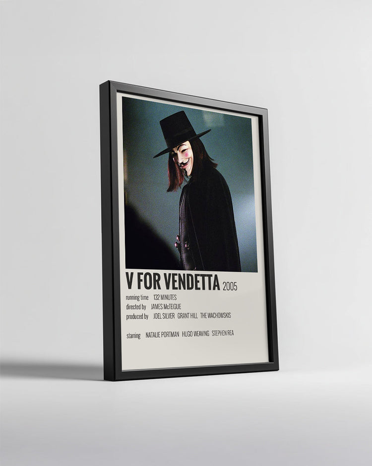 V For Vendetta Poster Tablosu