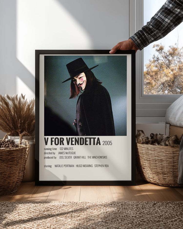 V For Vendetta Poster Tablosu