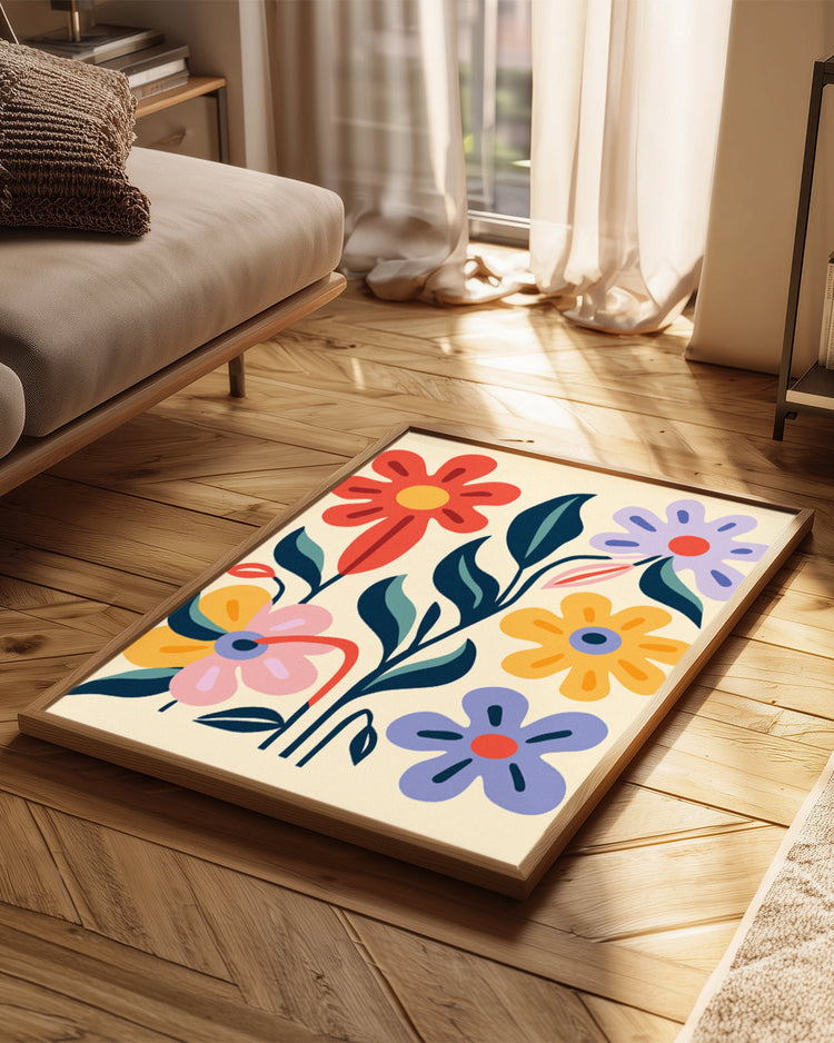 Vague Jardin Poster Tablosu