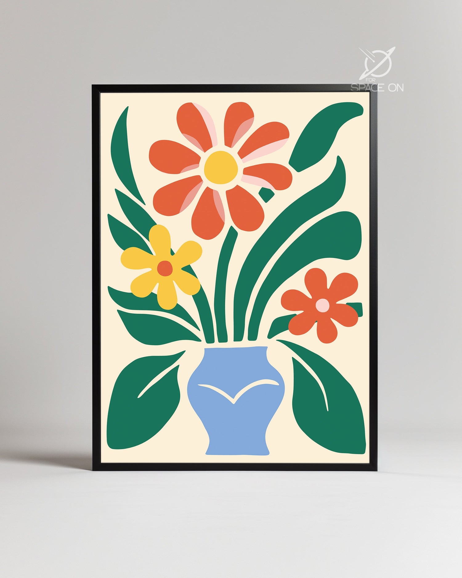 Vase Abstract Poster Tablosu