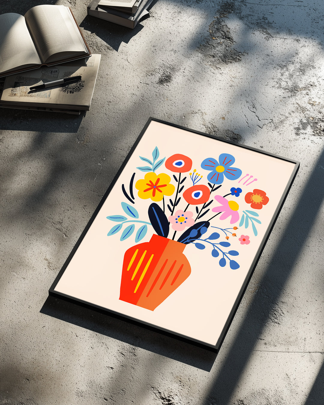 Vase Chaud Poster Tablosu