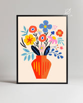 Vase Chaud Poster Tablosu