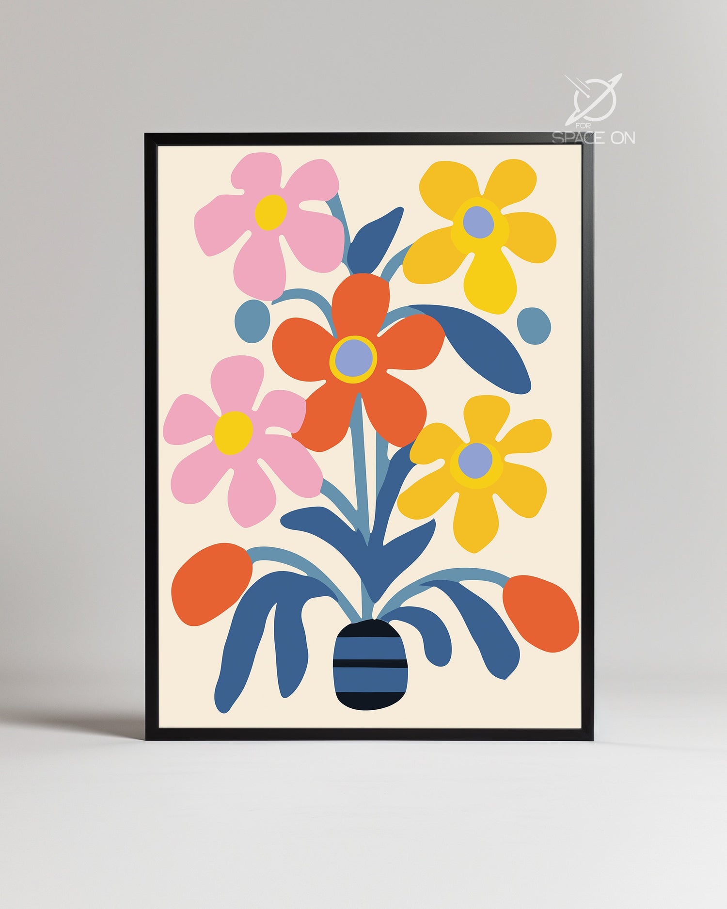 Vase Pop Poster Tablosu
