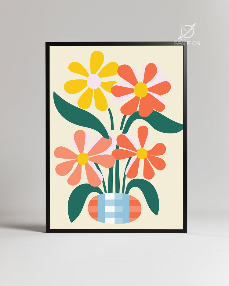 Vase Rayon Poster Tablosu