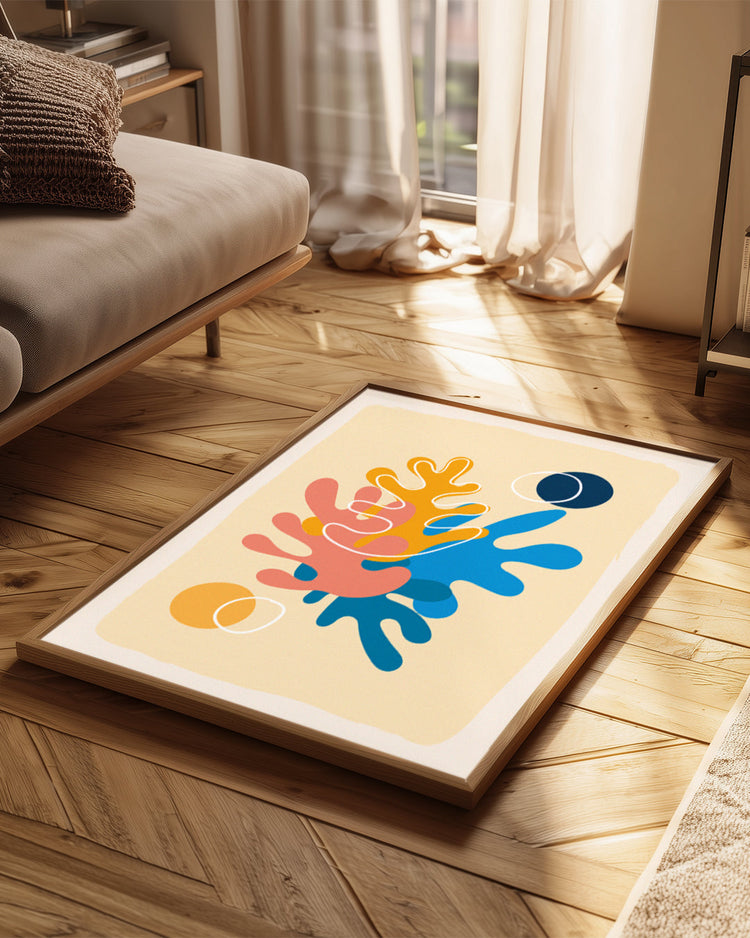 Vibrant Branche Poster Tablosu