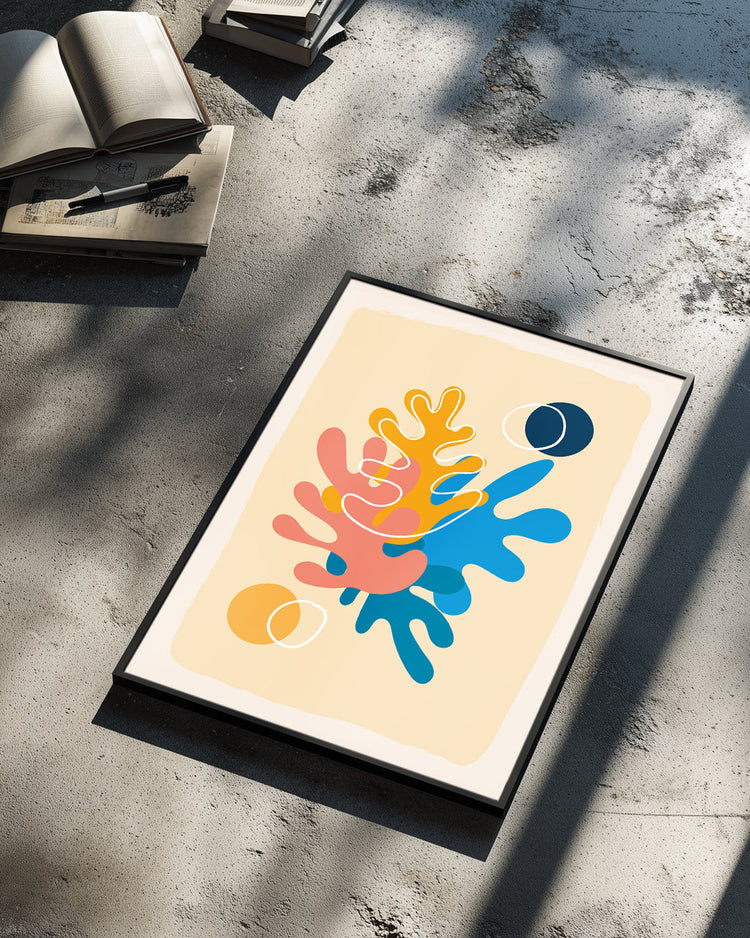 Vibrant Branche Poster Tablosu