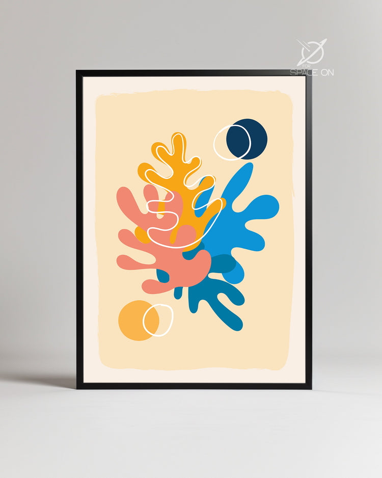 Vibrant Branche Poster Tablosu