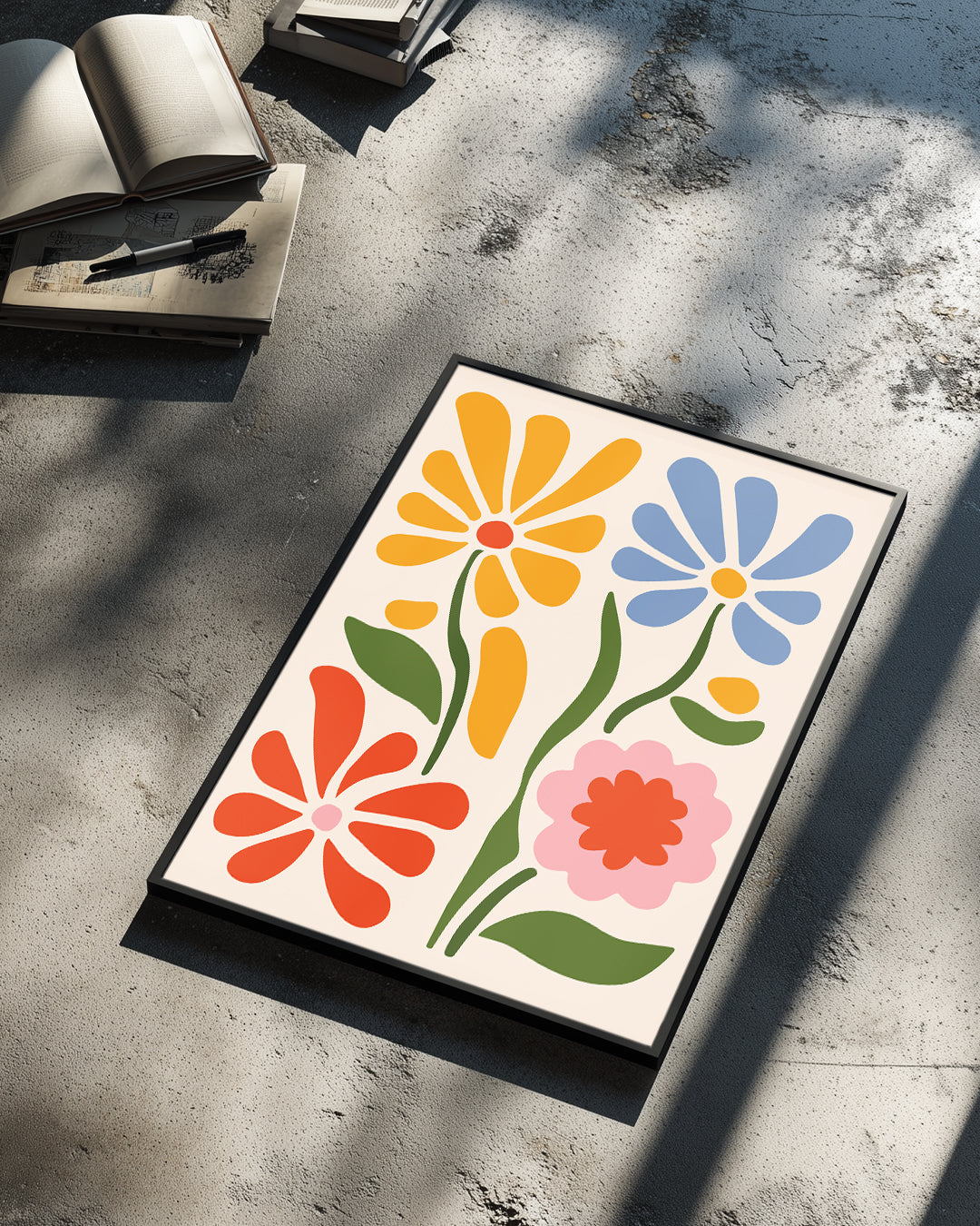 Vibrant Flora Poster Tablosu